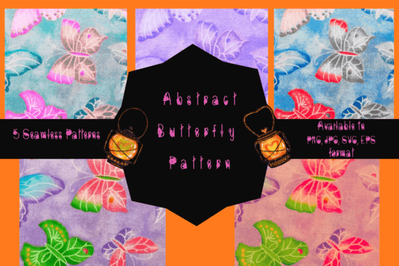 Abstract Butterfly Pattern: A Versatile Design for Creative Projects