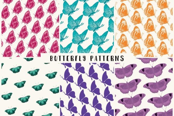 Butterflies Seamless Pattern