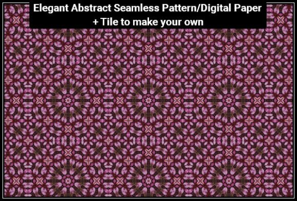 Elegant Seamless Pattern Tile 002: A Versatile Design for Creative Projects
