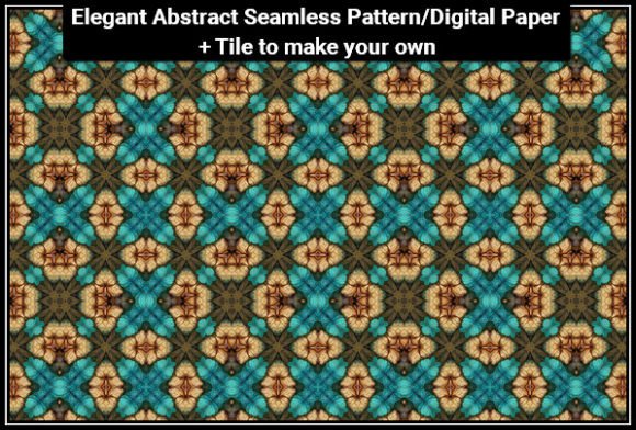 Elegant Seamless Pattern Tile 003