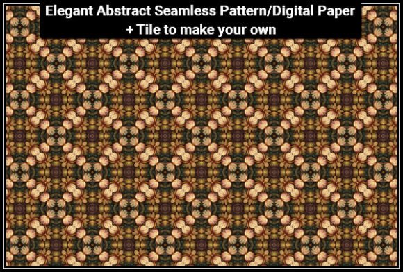 Elegant Seamless Pattern Tile 009: A Versatile Design for Creative Projects