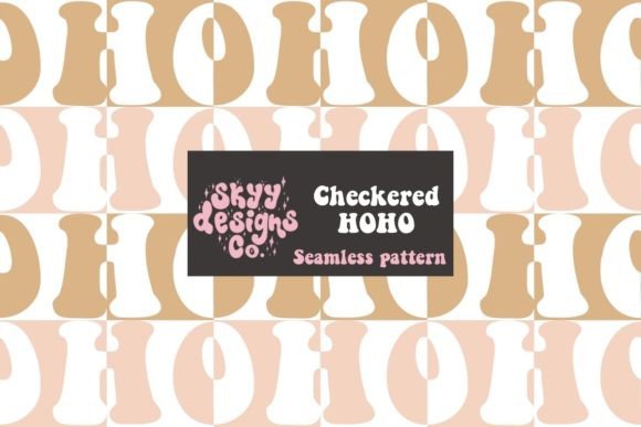 Exploring Retro HOHO Christmas and Checkered HOHO Christmas Seamless Patterns