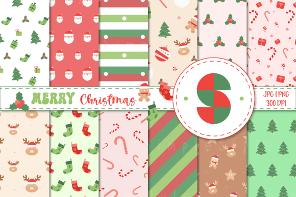 Exploring the Merry Christmas Seamless Pattern Bundle: A Versatile Resource for Creative Projects