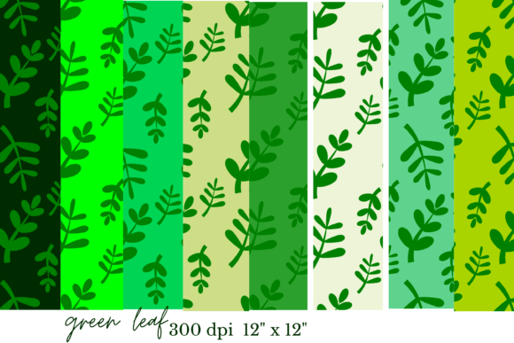 Green Leaf Pattern: A Versatile Design for Creative and Practical Applications
