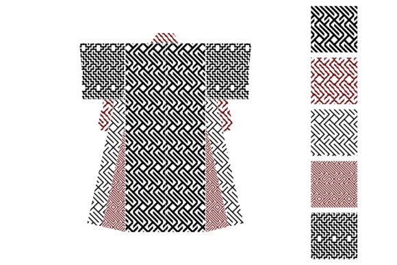 Maze Pattern Set 14: A Versatile Resource for Designers