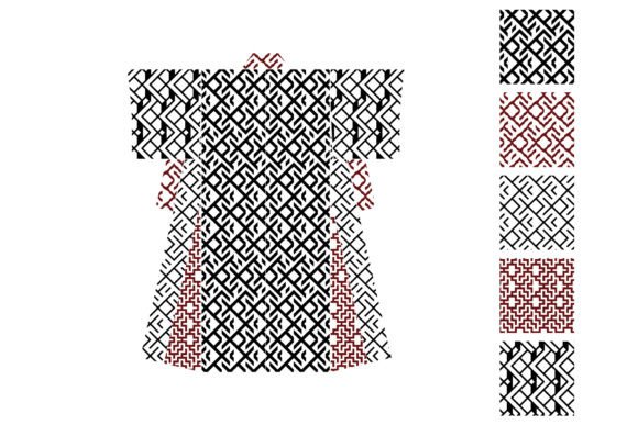 Maze Pattern Set 15 for Creative Designers