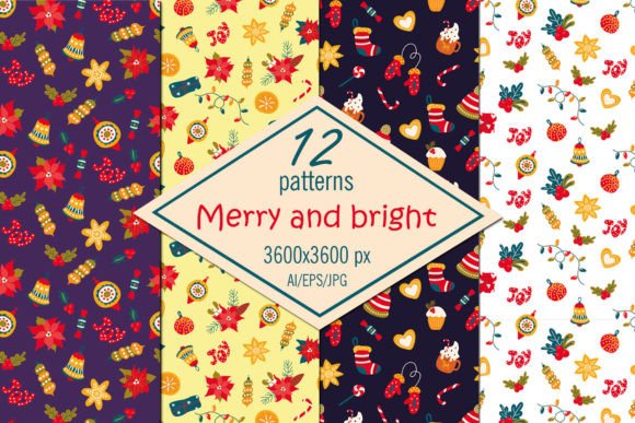 Merry and Bright Digital Paper: A Versatile Resource for Creative Projects
