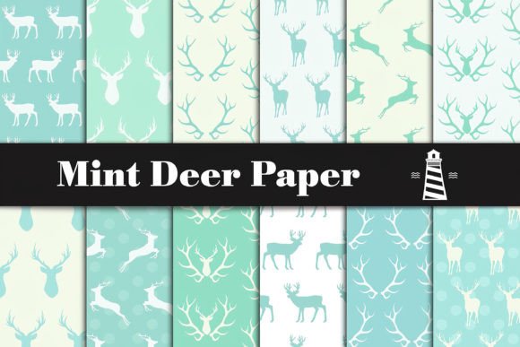 Mint Deer Digital Paper: A Versatile Design Resource for Creative Projects