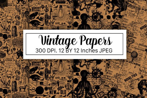 Vintage Paper Textures for Creative Projects